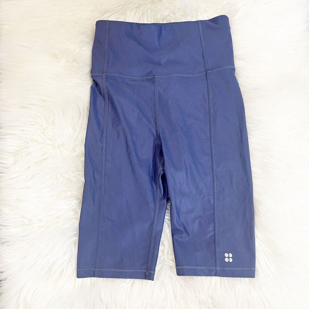 Sweaty Betty‎ Womens High Shine Cycling Shorts High Waist 9" SIze XXS